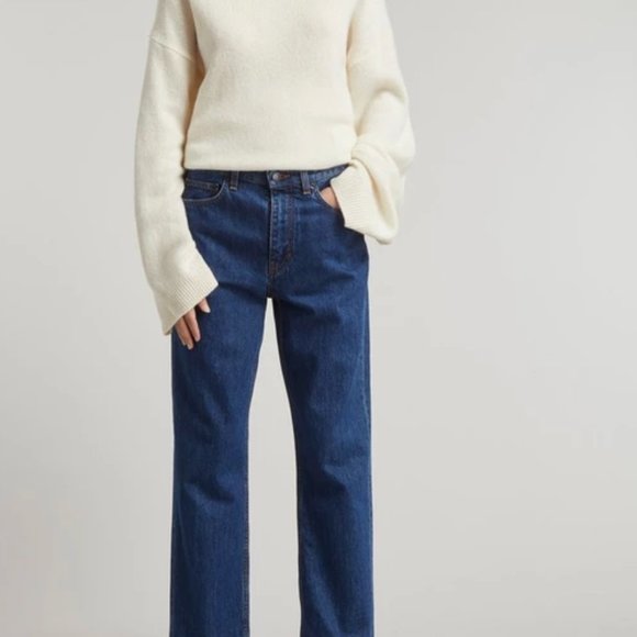 TOTEME Off-White Knit Monogram Sweater Size XS - Picture 8 of 11